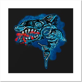 Shark Skull Posters and Art